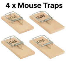4 X Little Nipper Mouse Traps