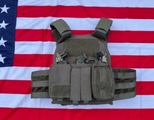 Platatac SMAC 3 Plate Carrier with V2 CRABS Placard Ranger Green