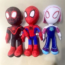 Spider-Man Plush Mascot Soft Toy Spidey / Ghost Spider / Miles Morales Doll Gift