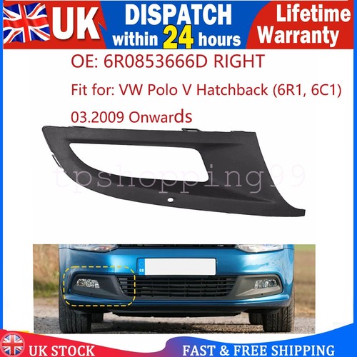 Front right fog light - light, grille