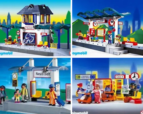 Playmobil train station - playmobil,