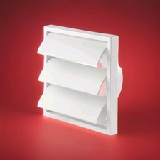 Extractor fan vent cover white - fan,