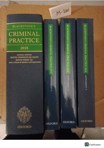 Blackstone criminal practice - blackstone's,