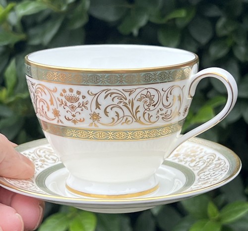 Minton aragon cup and saucer - cup, saucer.