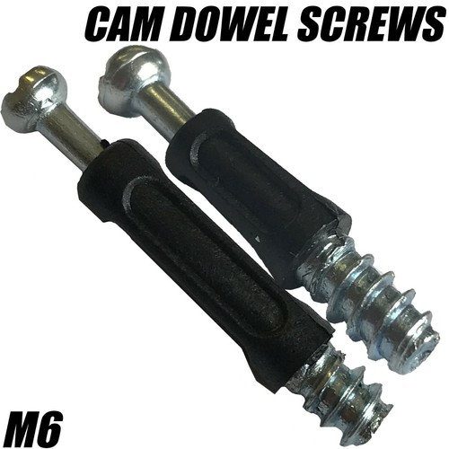 Screw wood cam dowel - m6,