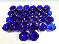 Blue Glass Liner - One Only - 26x37mm - 28x38mm approx.