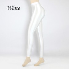 Womens Wet Look Shiny Leggings