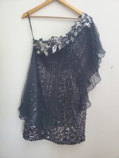 Tony Bowls Black Sequin Mini Dress