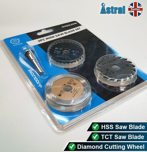 3pc mini circular saw blades - mini,