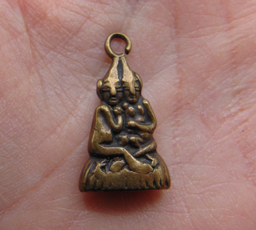 Vintage brass cornish pixie - brass,