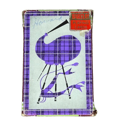 Vintage barclay playing - barclay, cards