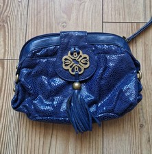Mischa Barton Navy Blue Clutch
