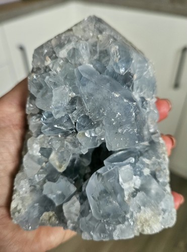 Beautiful celestite cave - celestite,