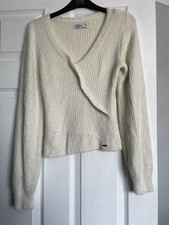 Ladies cream hollister jumper