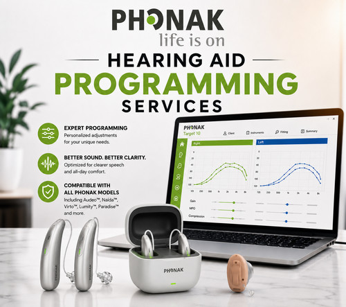 Phonak hearing aid - phonak, programming