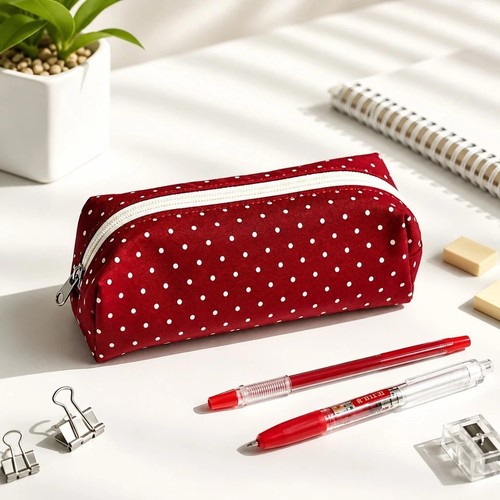 Polka dot pencil case - polka,