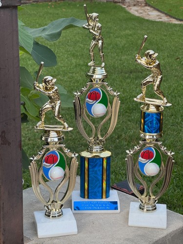 Baseball trophies set - set, of