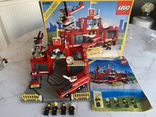 *Rare LEGO 6389 Fire Control Station 1990 99% Complete inc. Box/ Instructions