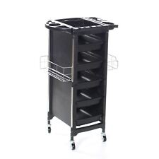 Samba Hairdressing Trolley Hair Salon Colouring Colour Maintenance Cart Black