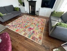 Handmade Indian Rag/throw New