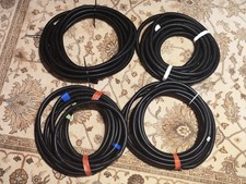 30m OF 20mm BLACK CORRUGATED FLEXIBLE CONDUIT CABLE TUBE TRUNKING