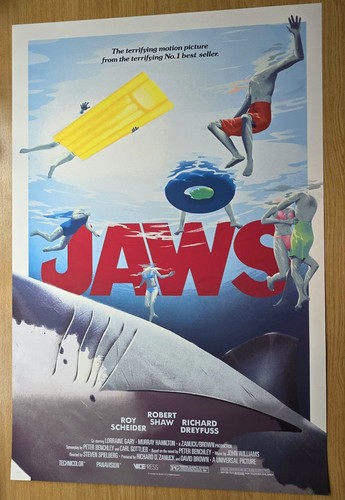 Jaws screen print by - by, george