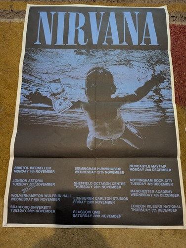 Nirvana 1991 poster - nirvana,