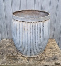 Original Galvanised Dolly Tub Planter Watertight