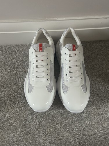 Prada americas cup uk8 white - americas,