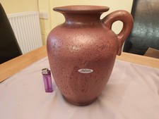 Otto Keramik Large High Quality West German Vintage Vase Stunning Shape /Colour