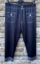 Ladies Navy Elasticated Waist