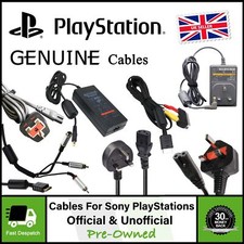 Cables Adaptors For Sony Playstation PS1 PS2 PS3 PS4 | You Choose!!