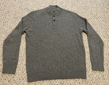 UNTUCKit Gray 100% Cashmere