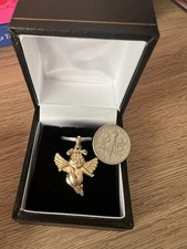 14k Vintage Gold Flying Pig