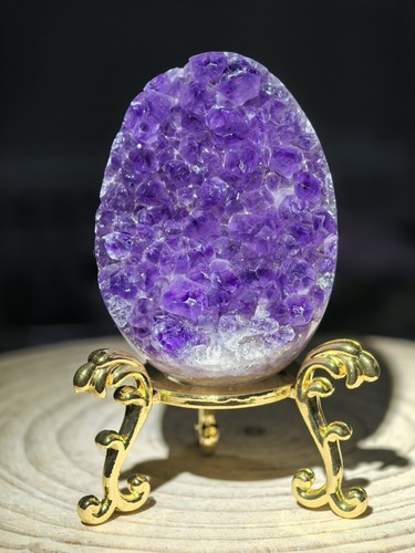 Natural amethyst crystal geode - crystal,