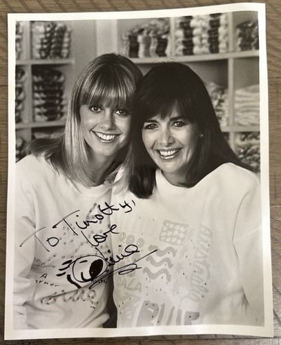 Olivia newton john signed - olivia, newton-john