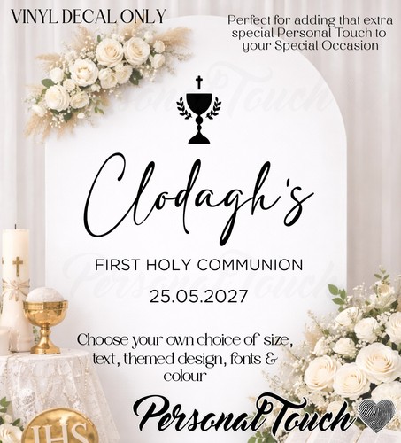 Personalised holy communion - personalised,