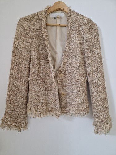 Zara women beige tweed - women's,