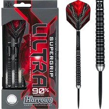 Harrows Supergrip Ultra Black Darts 21g 22g 23g 24g 25g 26g 28g 30g grams