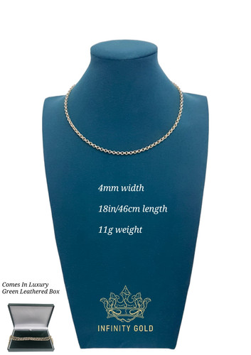 Mens 9ct gold - mens, 4mm
