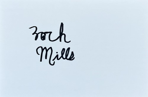 Zach mills signed - zach,