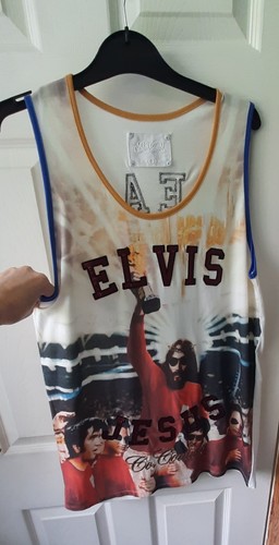 Vtg 90s elvis jesus - &, dead