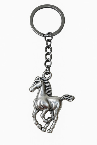 Silver horse bag - silver,