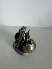 Vintage Pewter Statue Figurine