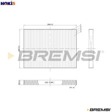 FILTER CABIN AIR FC0084C FOR