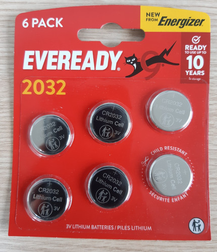 Eveready cr2032 battery - eveready,