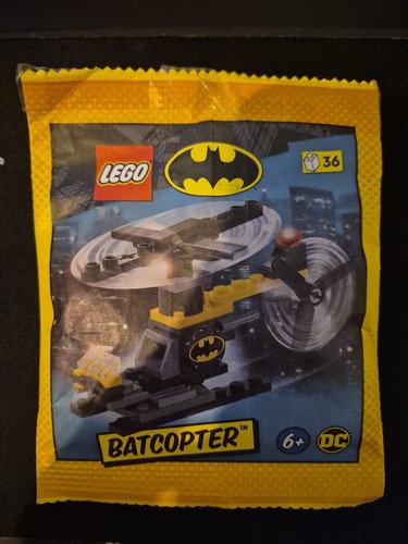 Lego batcopter paper bag - lego,