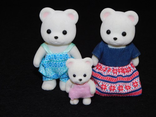 Sylvanian families polar bear - sylvanian,