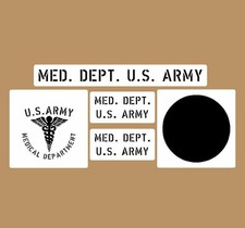 Medical Dept stencil set (med