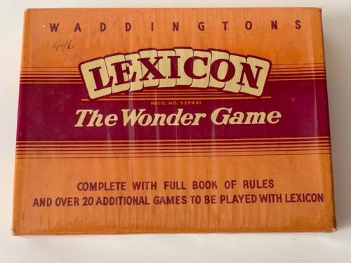 Vintage lexicon card game - lexicon,